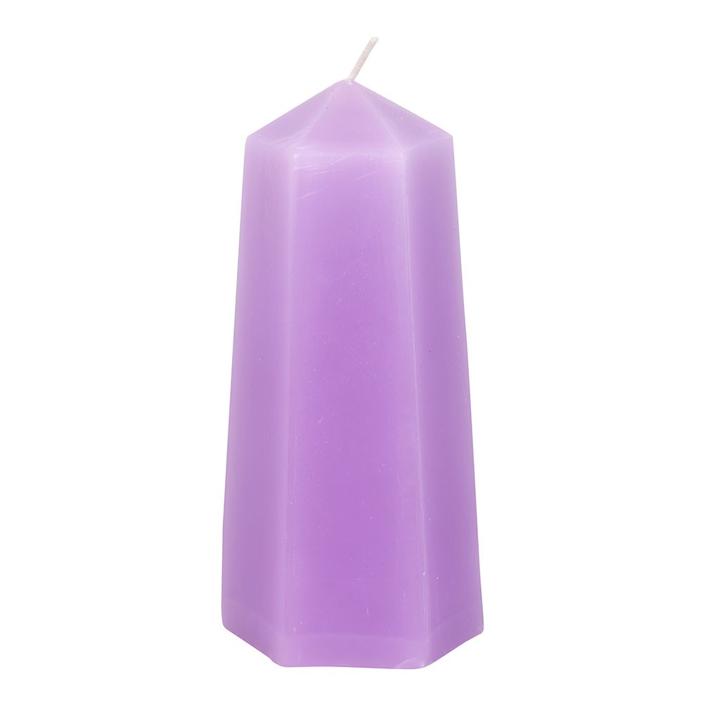 Calming Crystal Candle with Rough Amethyst3