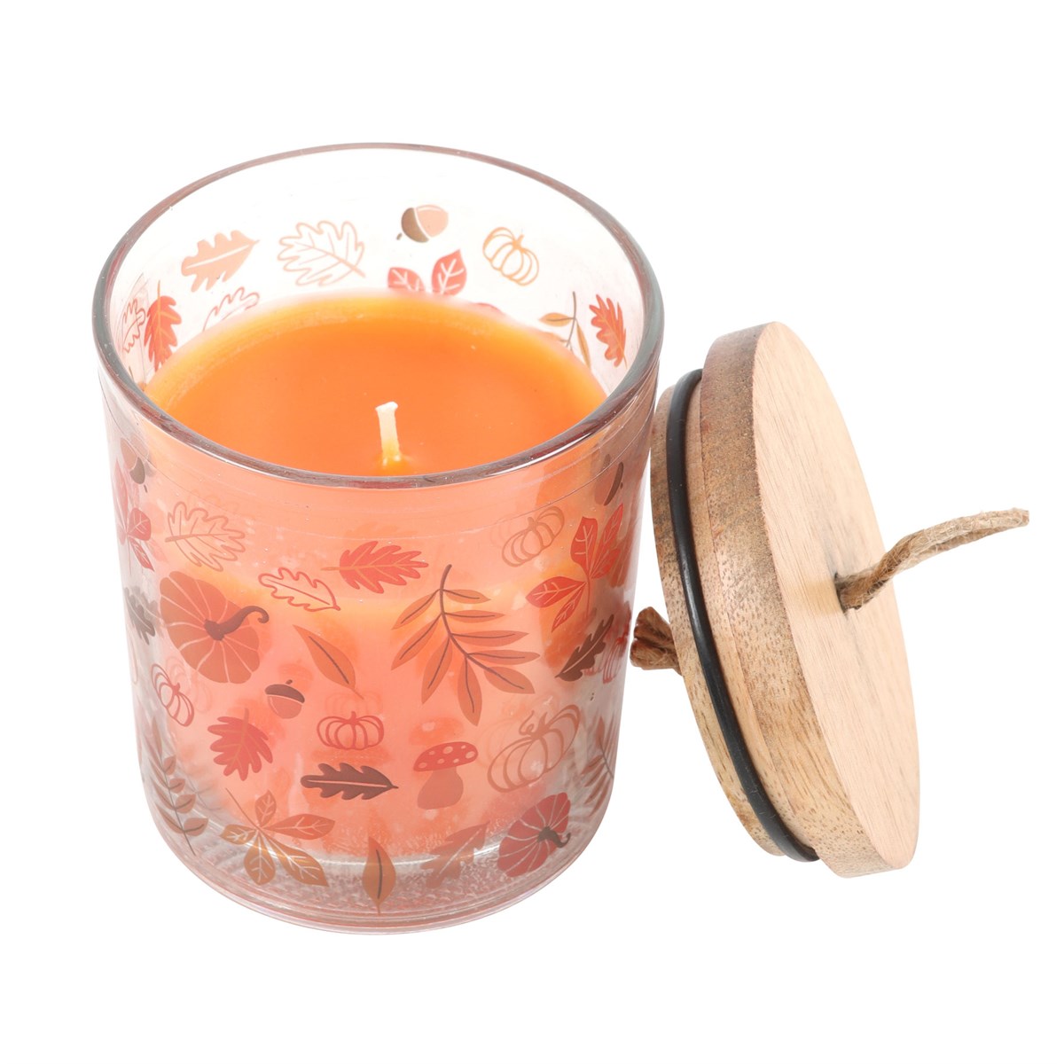 Autumn Leaves Cinnamon & Orange Scented Candle1
