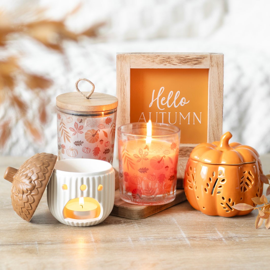 Autumn Leaves Cinnamon & Orange Scented Candle6