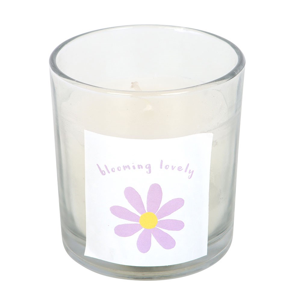 Blooming Lovely Daisy Wildflower Candle2
