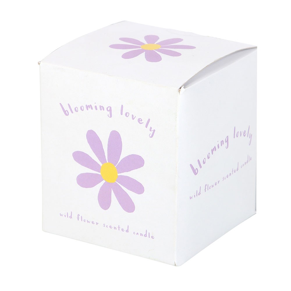 Blooming Lovely Daisy Wildflower Candle3