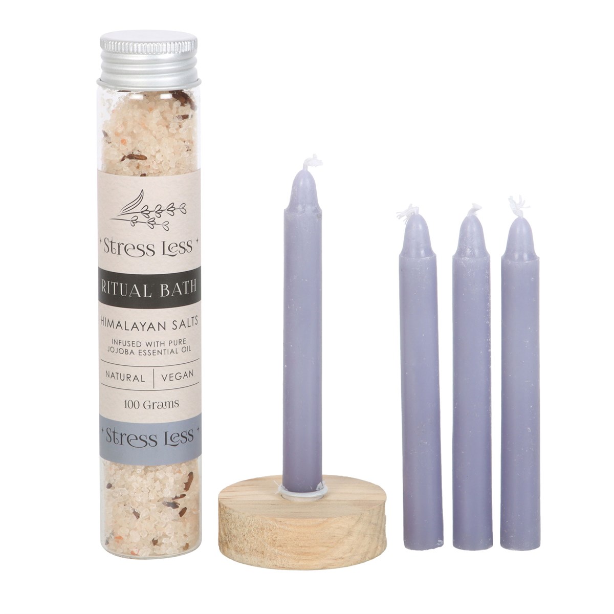 Stress Less Ritual Bath Kit - Lavender & Jojoba2