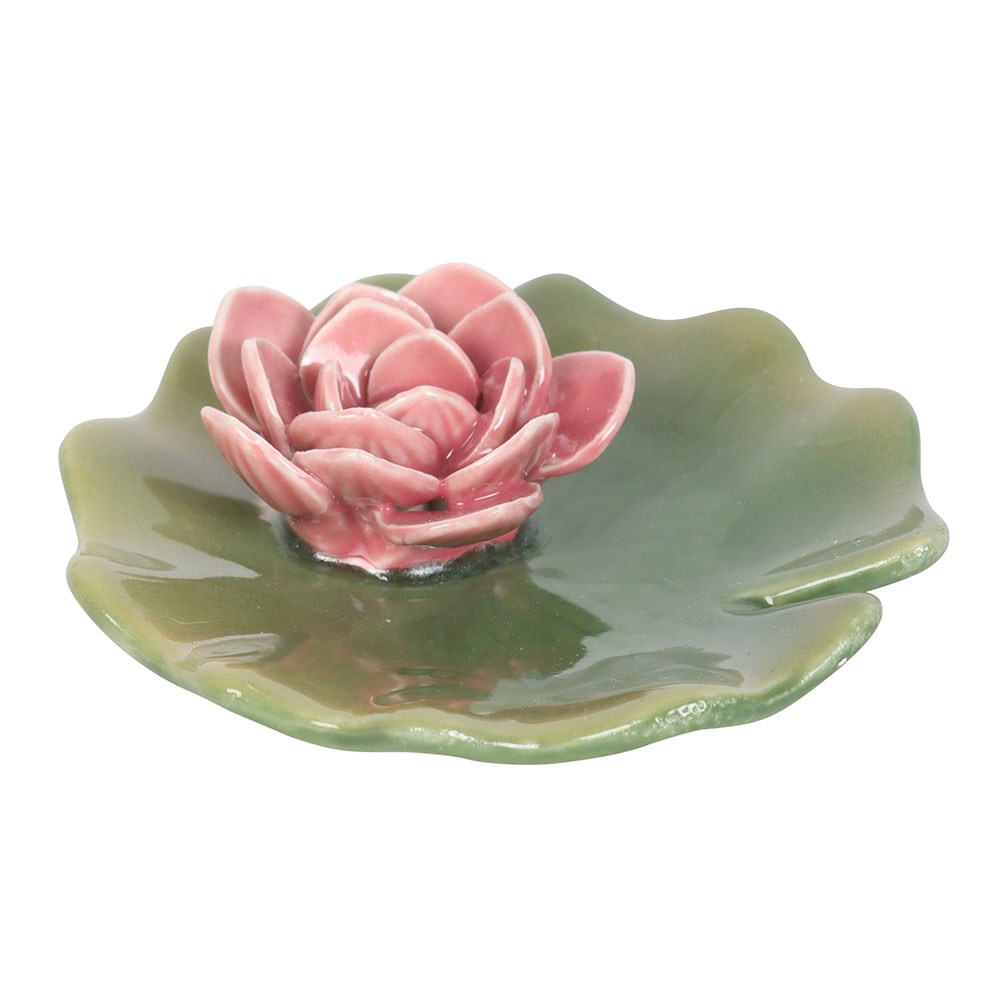 Lily Pad Trinket Dish & Incense Stick Holder1