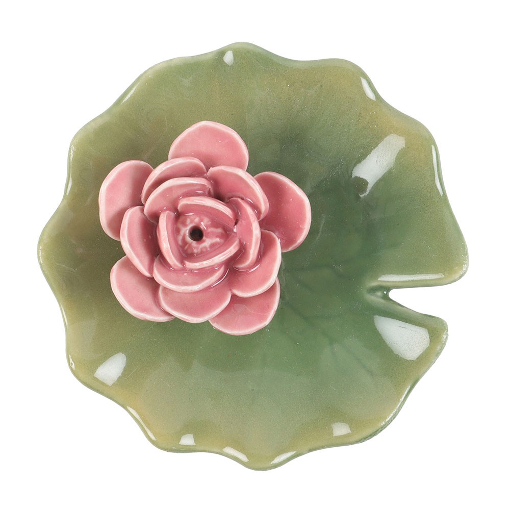 Lily Pad Trinket Dish & Incense Stick Holder2