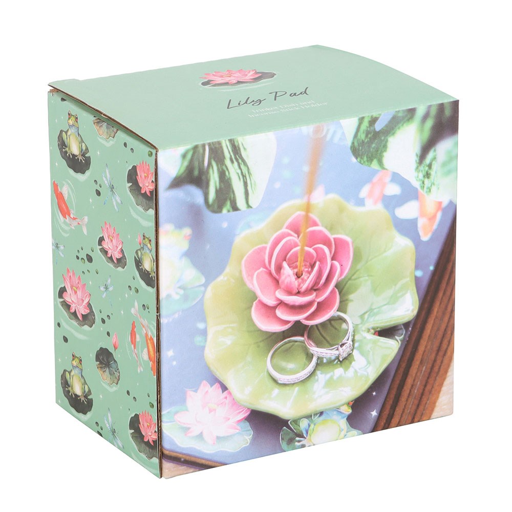 Lily Pad Trinket Dish & Incense Stick Holder3