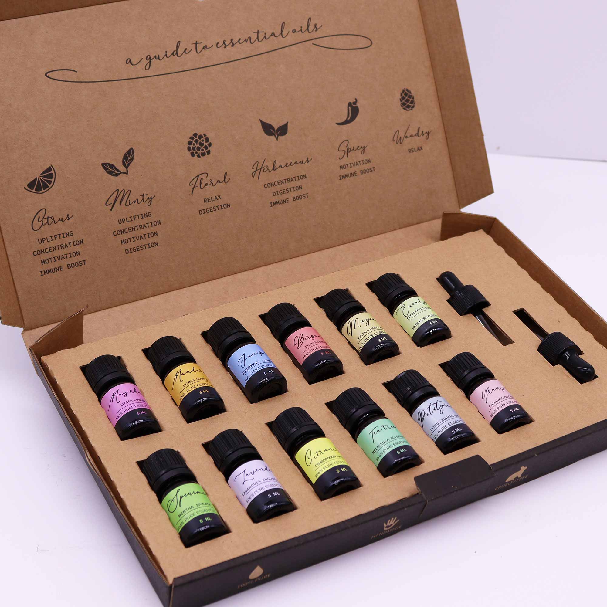 Aromatherapy Essential Oil Set - Spring Edition (12 x 5ml)1