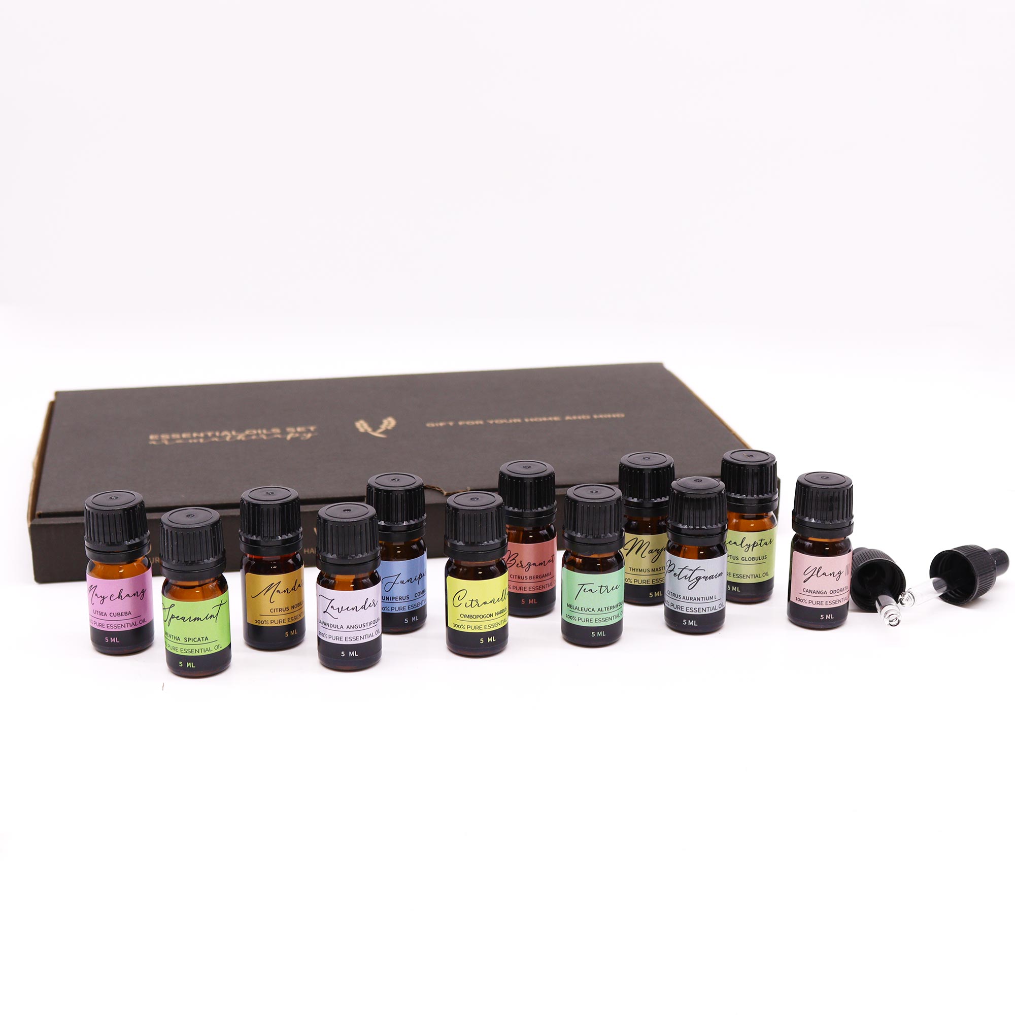 Aromatherapy Essential Oil Set - Spring Edition (12 x 5ml)2