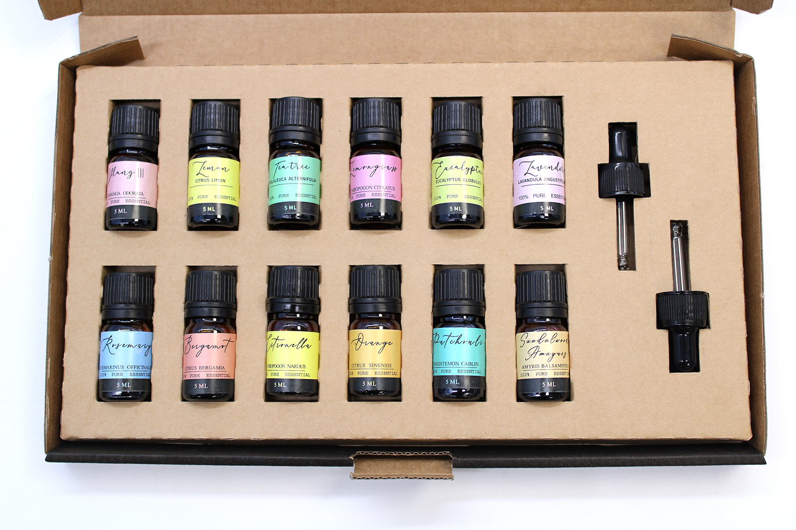 Aromatherapy Essential Oil Set - The Top 12 (12 x 5ml)2