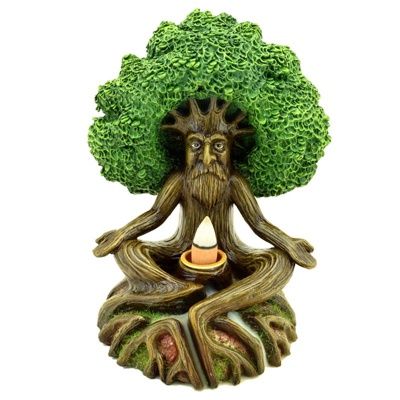 Wise Old Tree Man Backflow Incense Burner