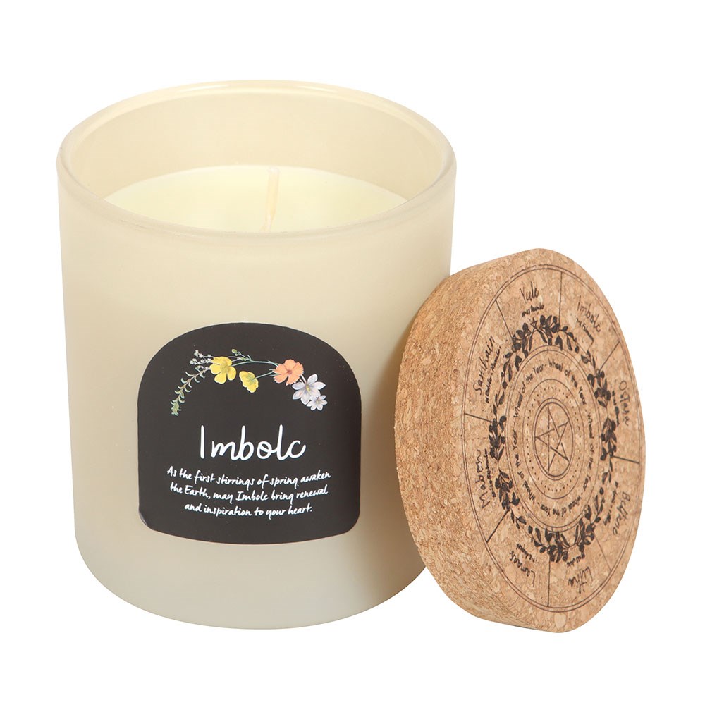 Imbolc Spiced Vanilla Wheel of the Year Candle2