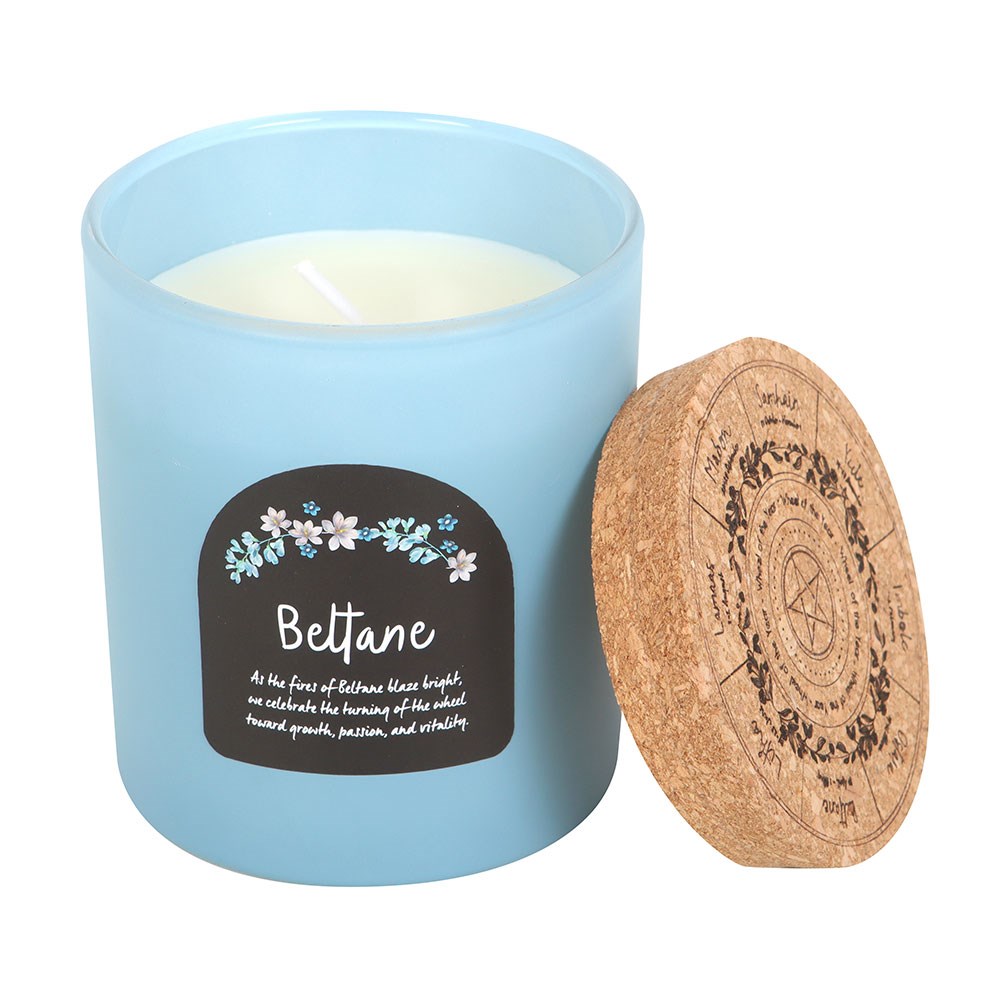 Beltane Orange Blossom Wheel of the Year Candle2