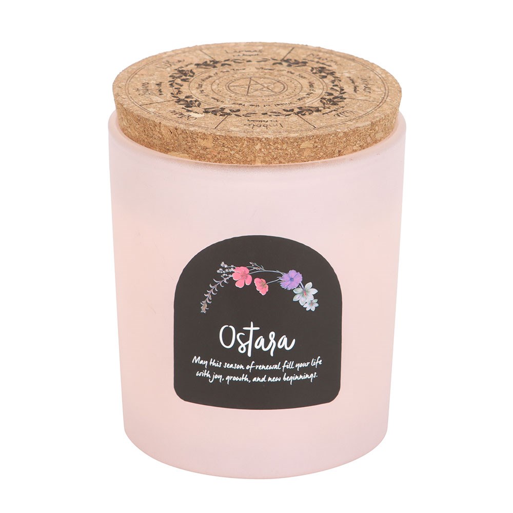 Ostara Fresh Linen Wheel of the Year Candle3