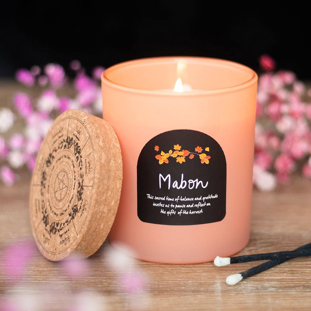 Mabon Apple Wheel of the Year Candle1