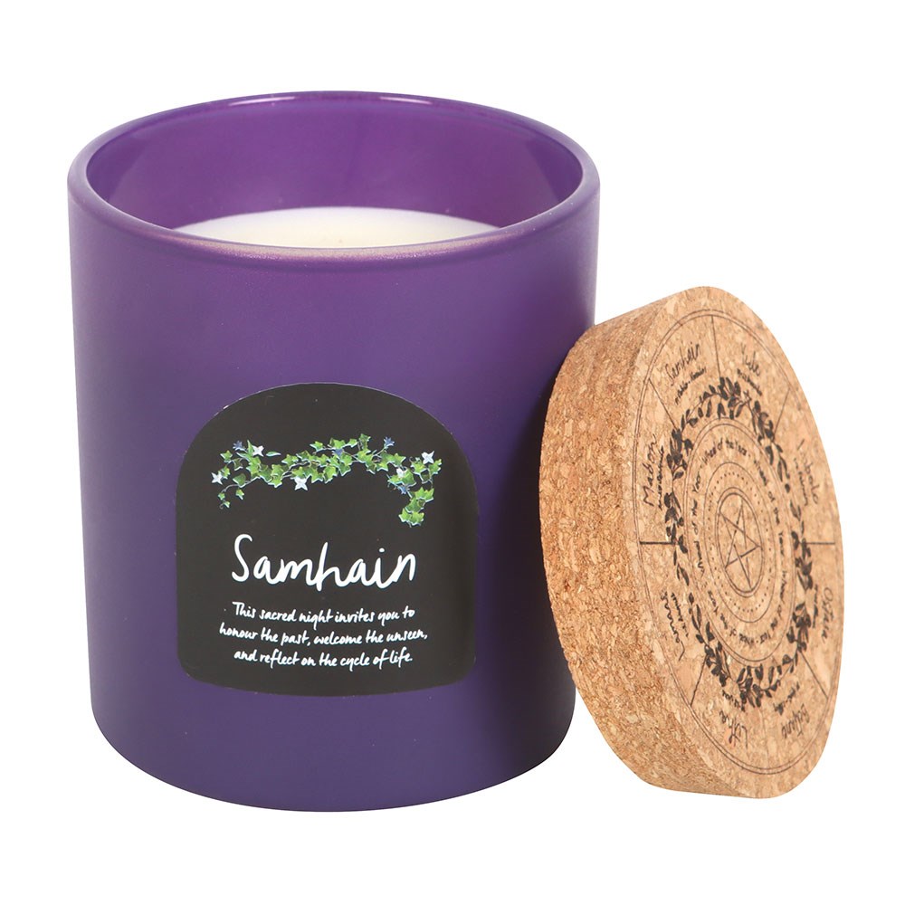 Samhain Spiced Pumpkin Wheel of the Year Candle2