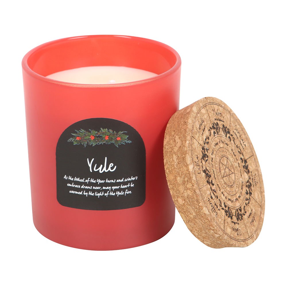 Yule Wintergreen Wheel of the Year Candle2
