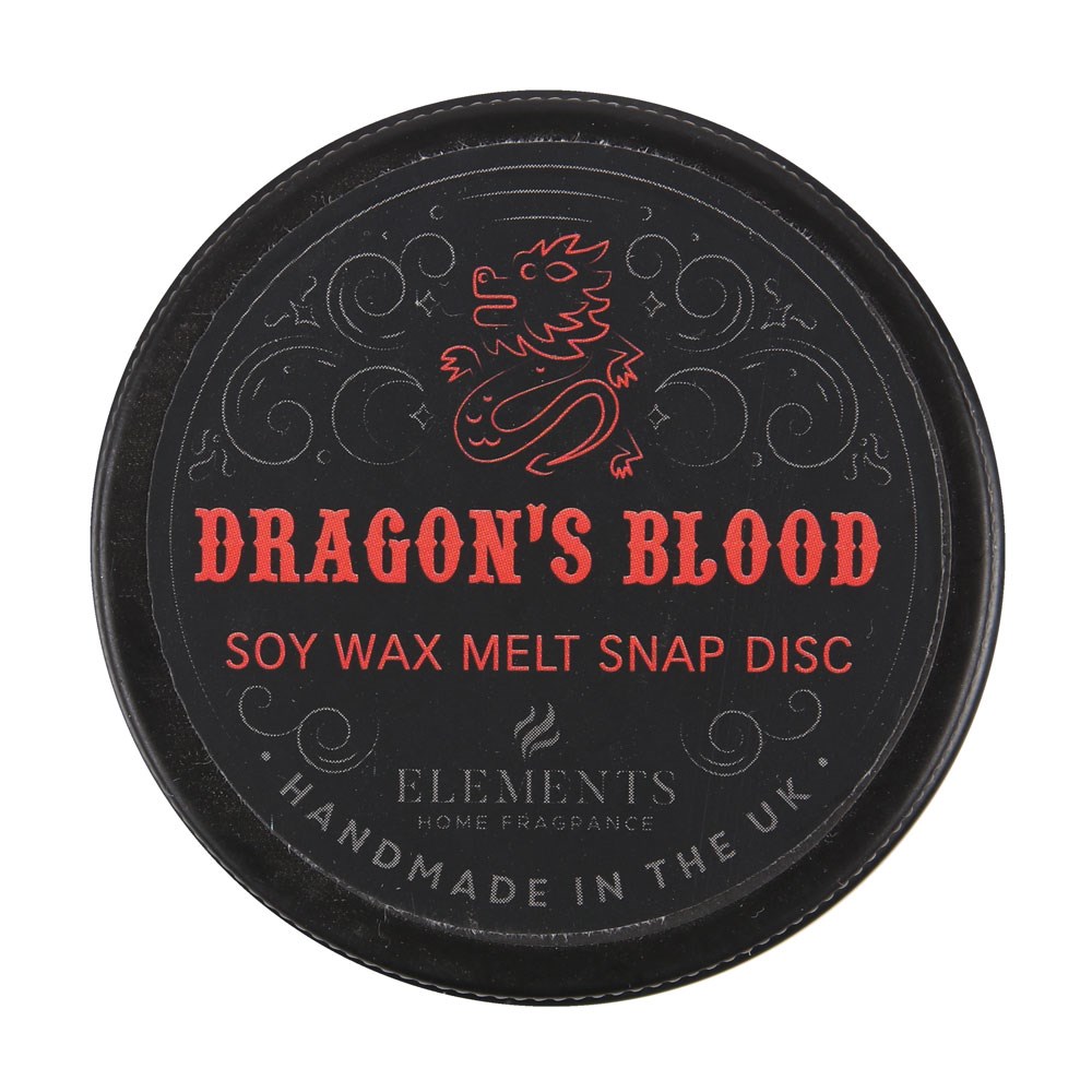 Dragon's Blood Soy Wax Snap Disc – Handmade Vegan Melt1