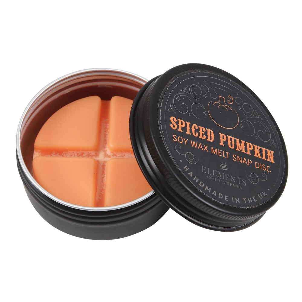 Spiced Pumpkin Soy Wax Snap Disc – Handmade Vegan Melt