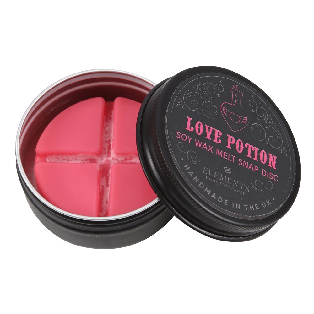 Love Potion Soy Wax Snap Disc – Handmade Vegan Melt