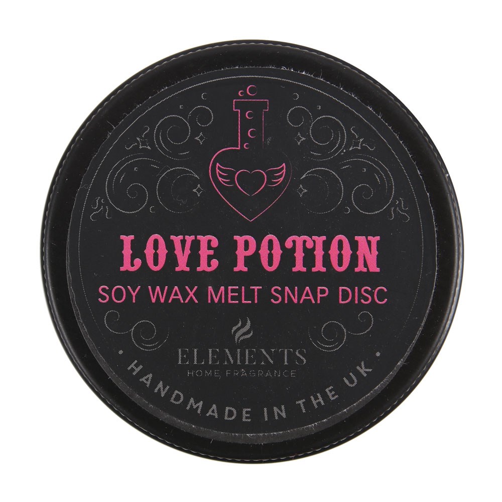 Love Potion Soy Wax Snap Disc – Handmade Vegan Melt1