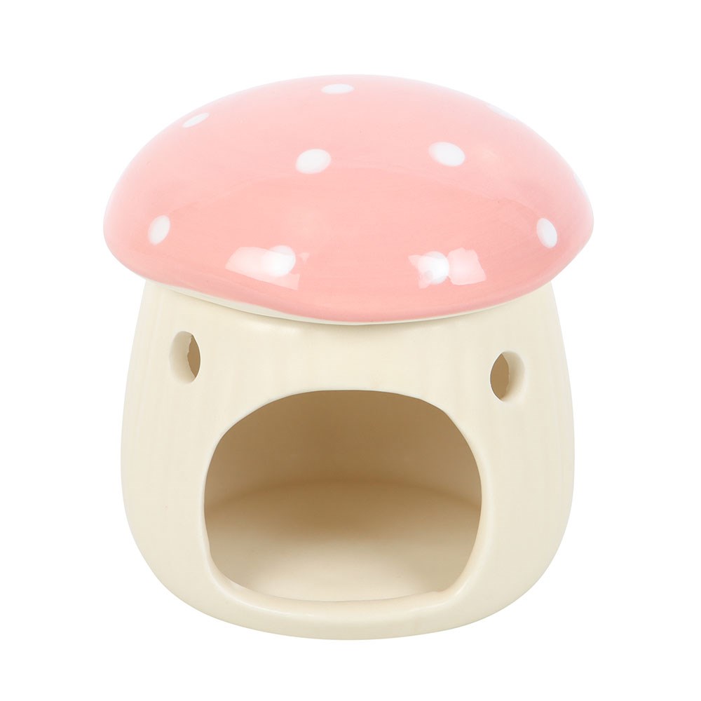 Pink Mushroom Ceramic Oil Burner1