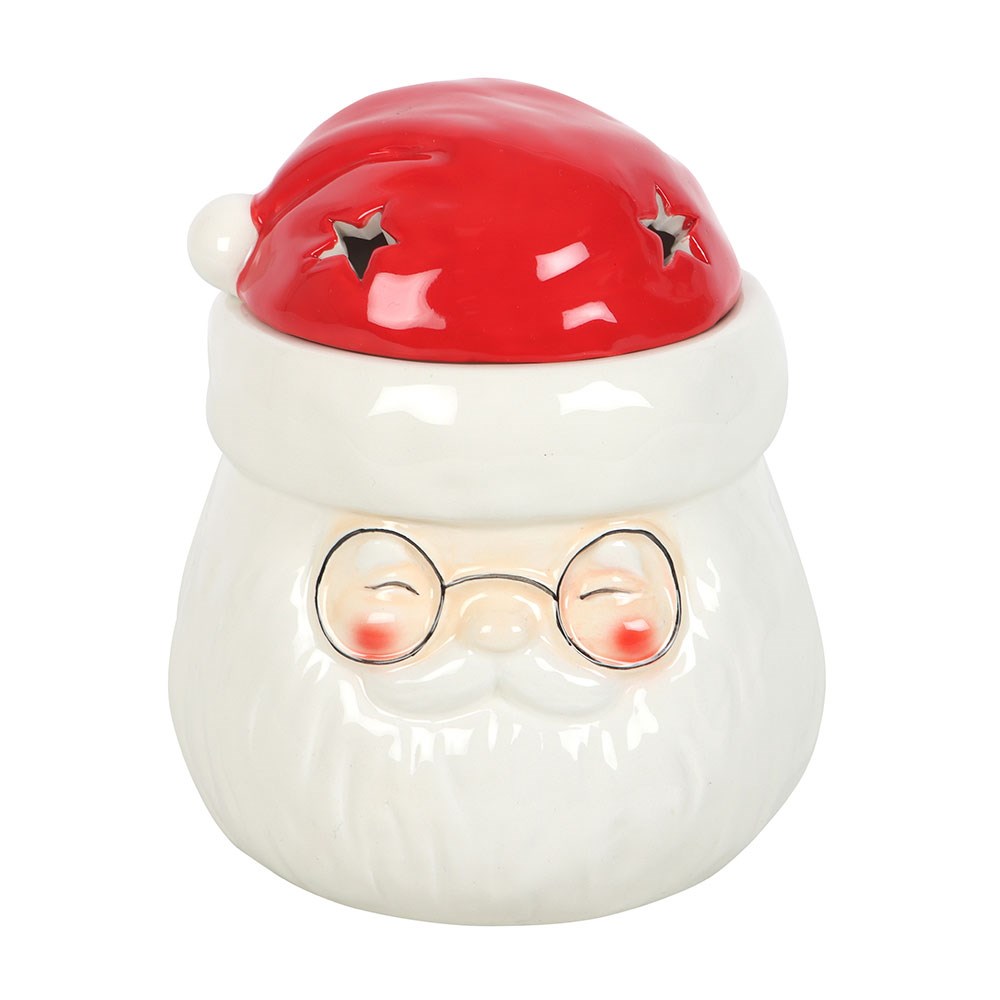 Santa Claus Shaped Ceramic Oil Burner & Wax Warmer1