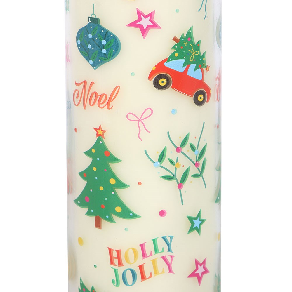 Nostalgic Christmas Print Christmas Pudding Scented Tube Candle1
