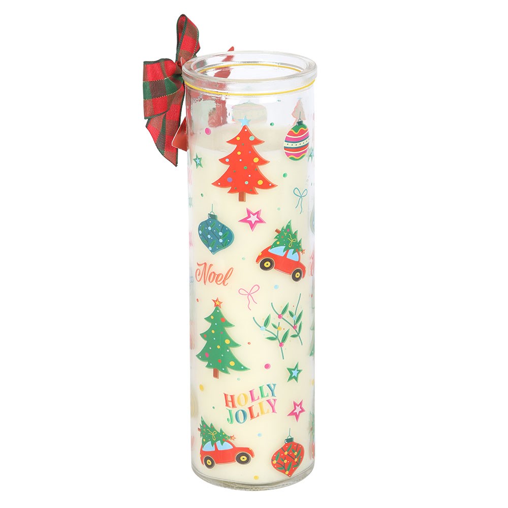 Nostalgic Christmas Print Christmas Pudding Scented Tube Candle2