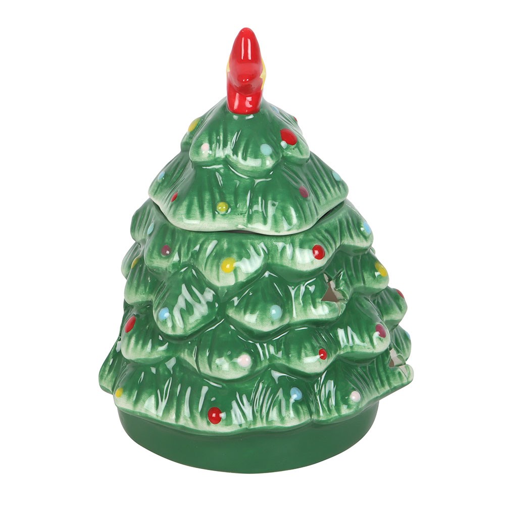 Nostalgic Christmas Tree Shaped Ceramic Oil Burner4