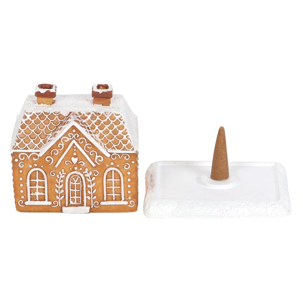Gingerbread House Incense Cone Burner2