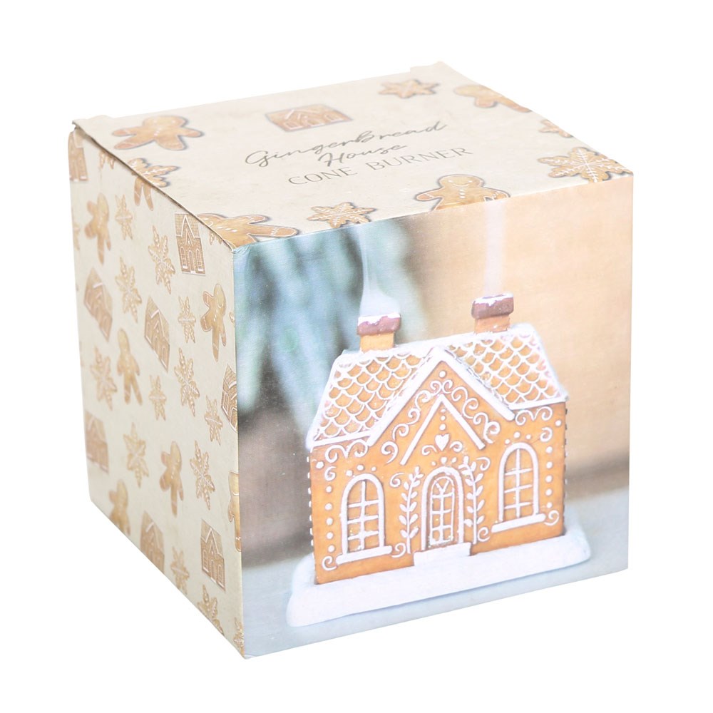 Gingerbread House Incense Cone Burner5