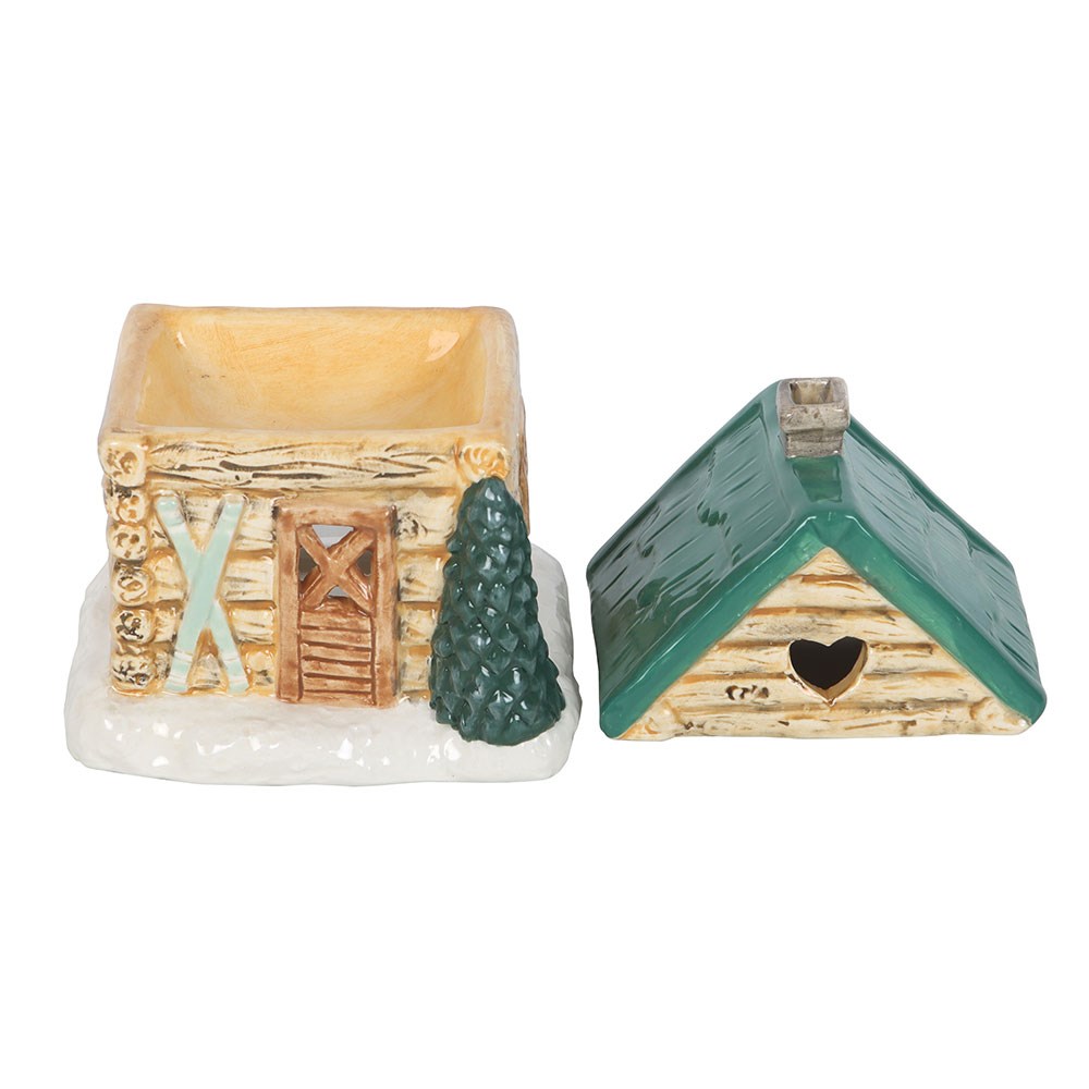 Cabin Ski Chalet Ceramic Oil Burner2