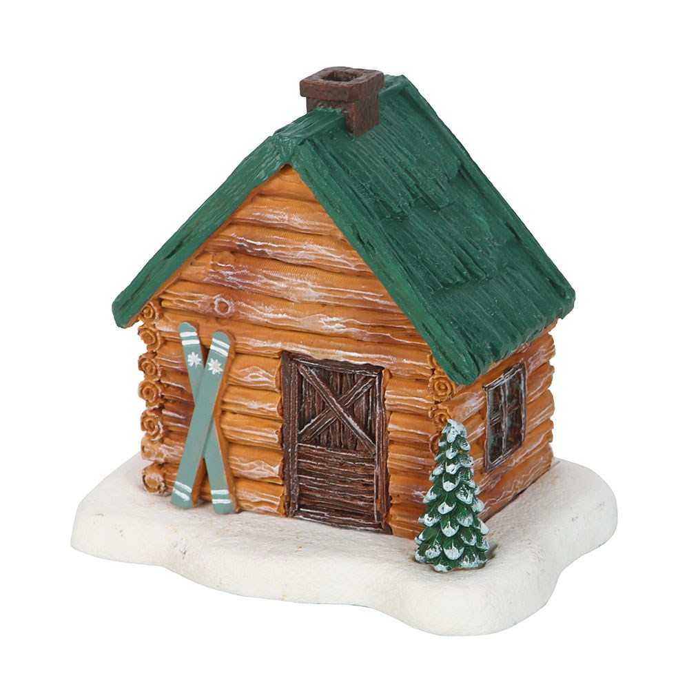 Cabin Ski Chalet Incense Cone Holder3