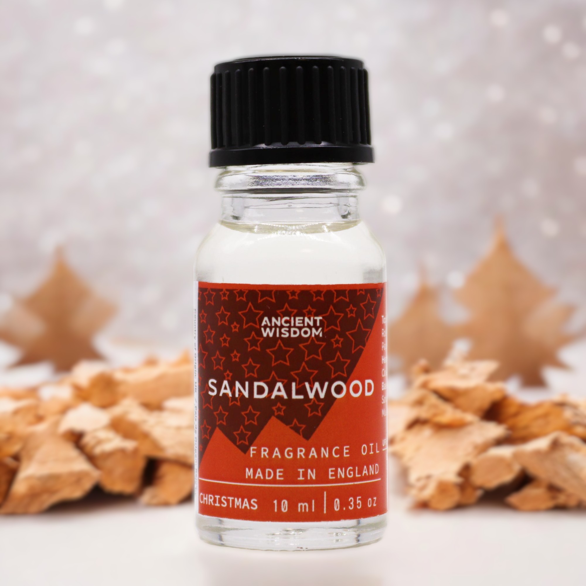 Xmas Sandalwood Fragrance Oil (10ml)