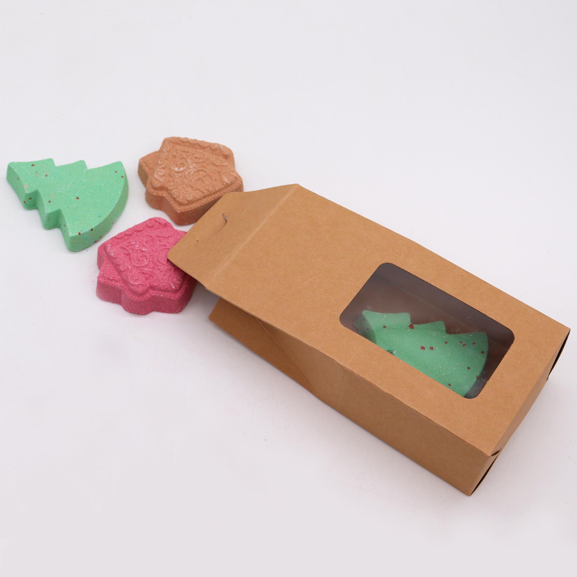 Gingerbread Town Christmas Bath Bomb Gift Pack1
