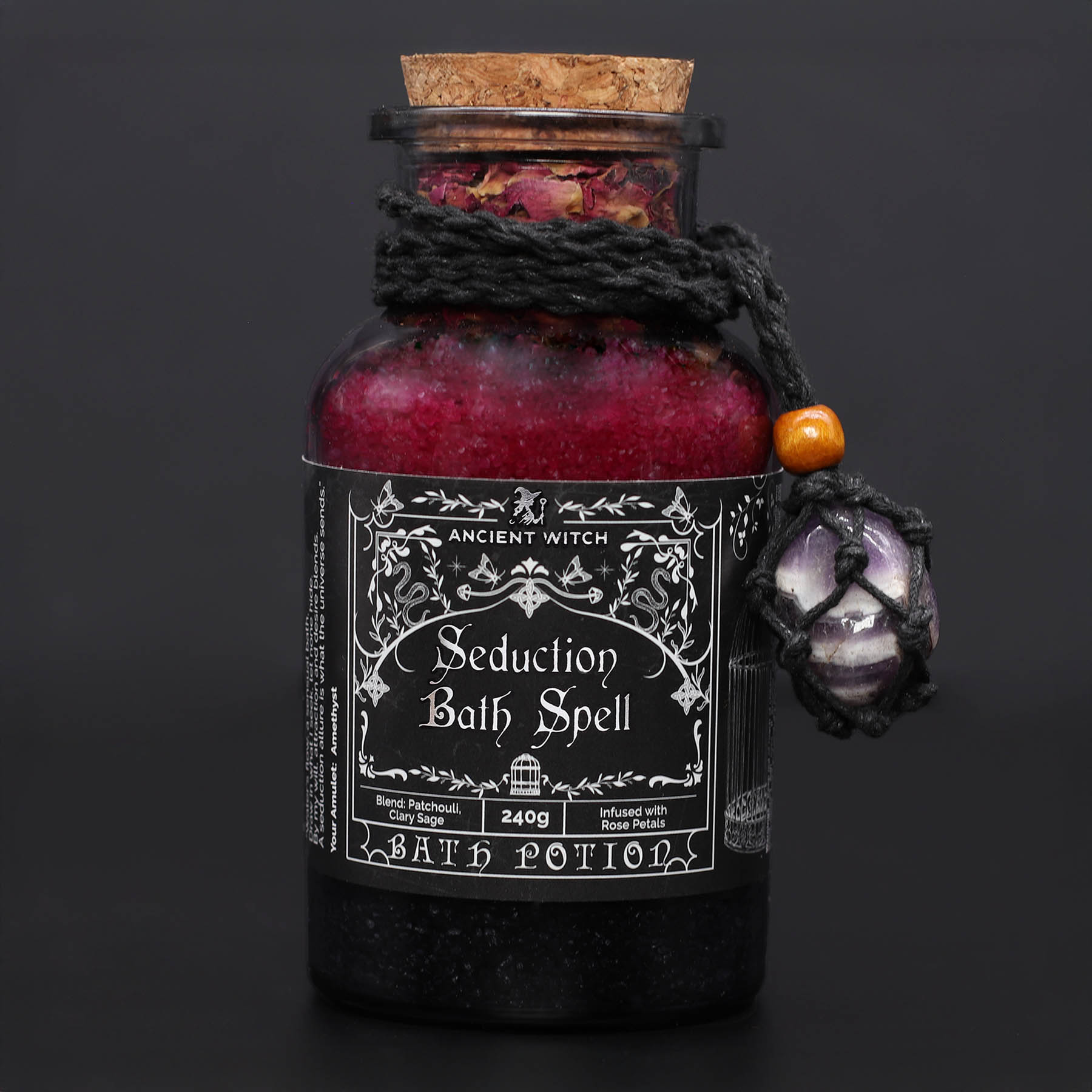 Ancient Witch Seduction Bath Spell Potion – With Real Amethyst9