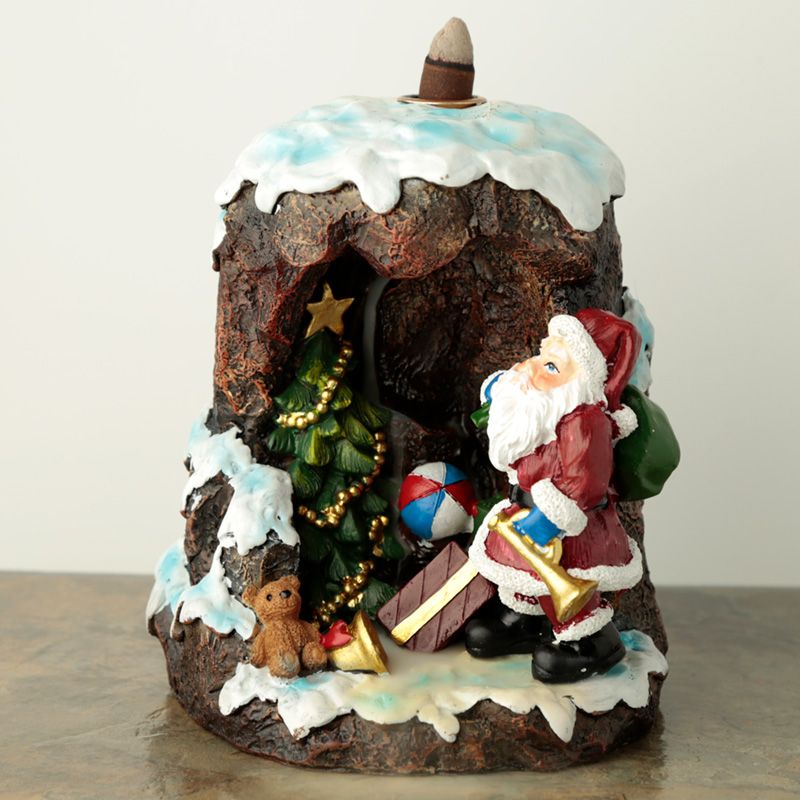 Christmas Santa's Grotto Backflow Incense Burner1