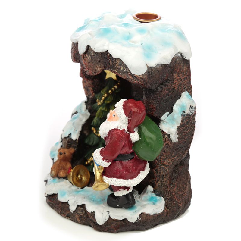 Christmas Santa's Grotto Backflow Incense Burner3