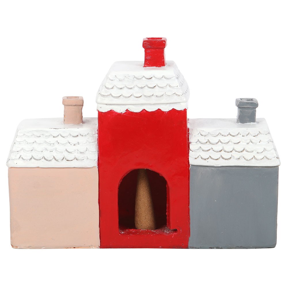 Christmas Village Incense Cone Holder2
