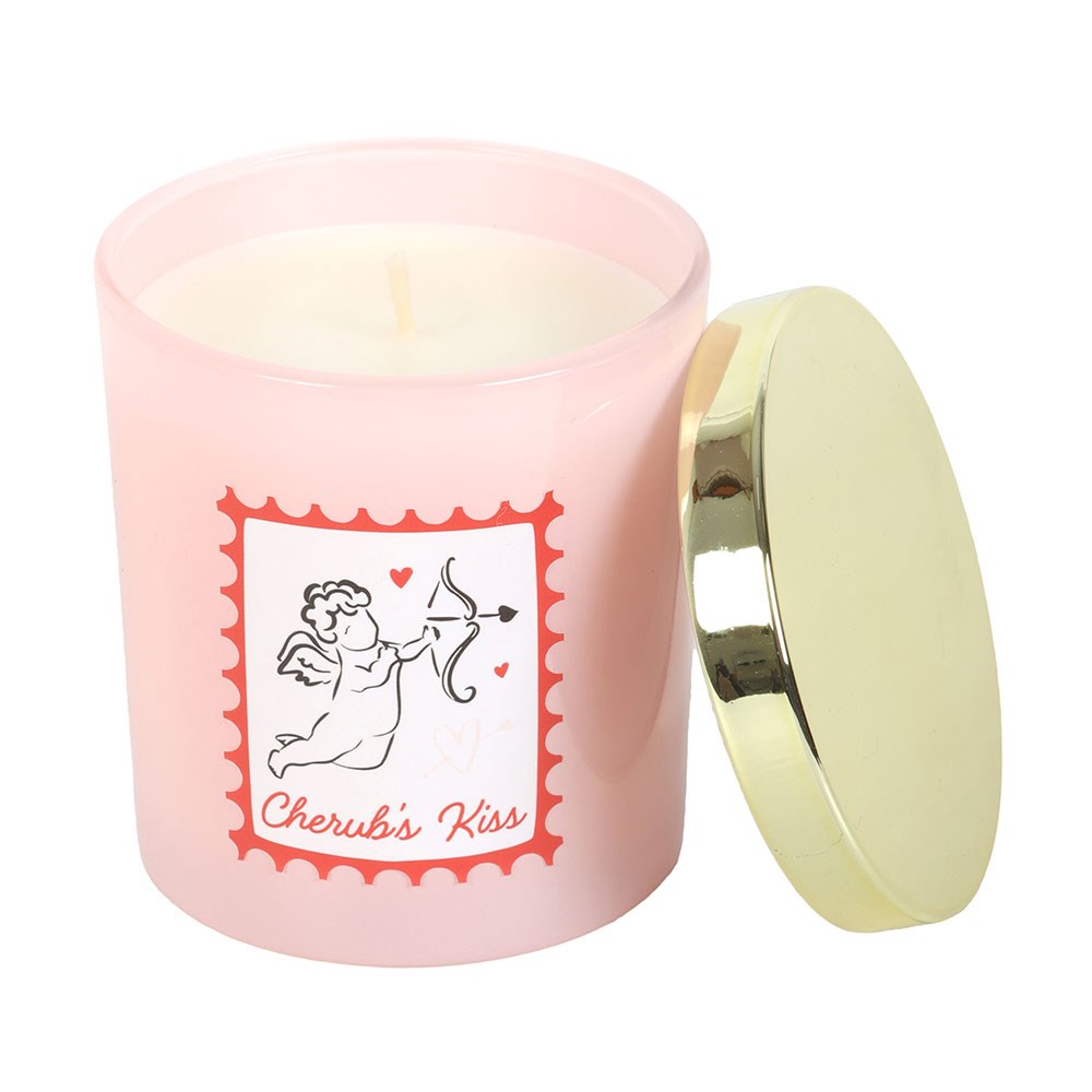 Cherub's Kiss Passionberry Peach Scented Candle2