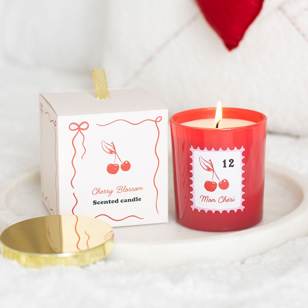Mon Cheri Cherry Blossom Scented Candle3