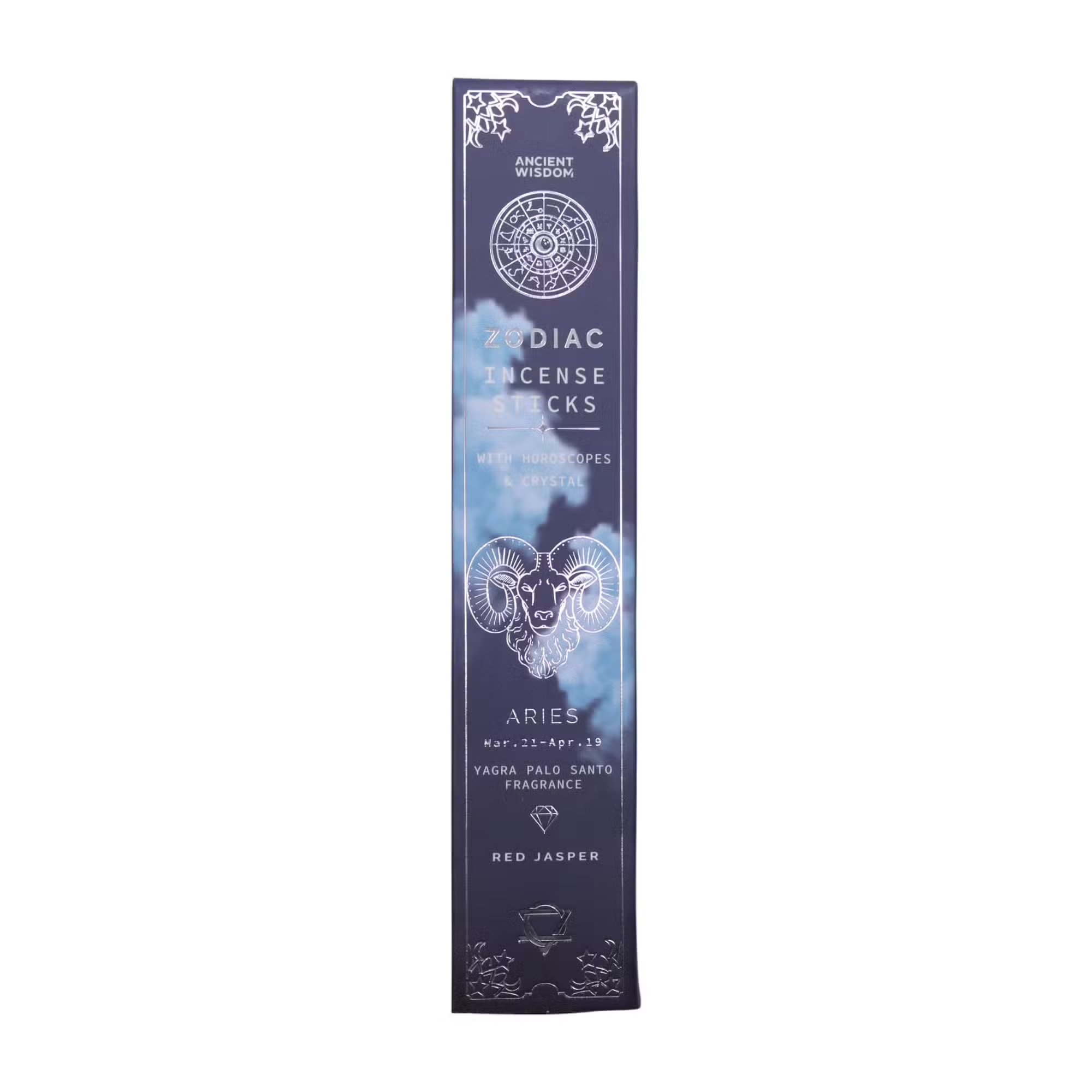 Yagra Palo Santo Zodiac Gemstone Crystal Incense - Aries