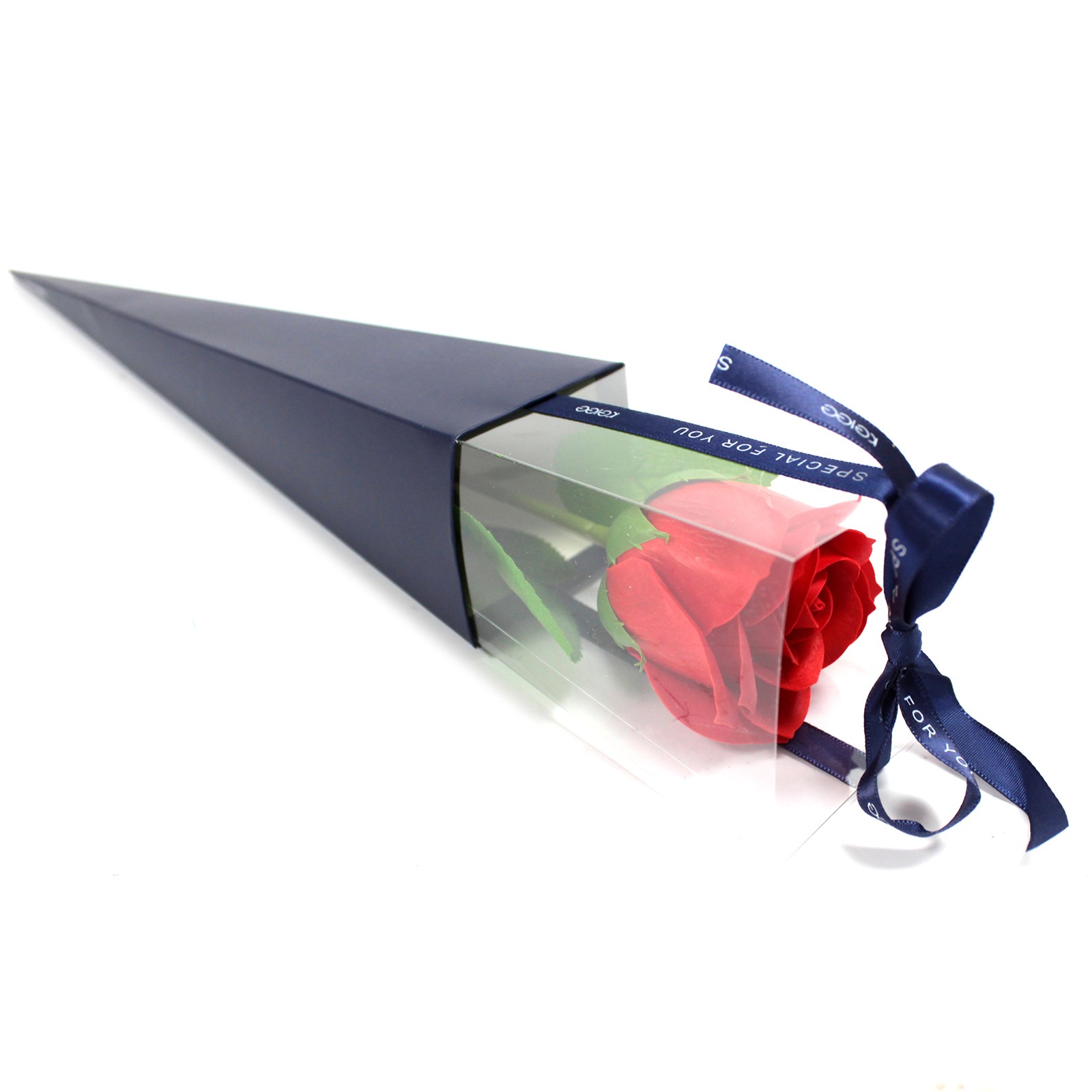 Luxury Single Soap Rose - Classic Red