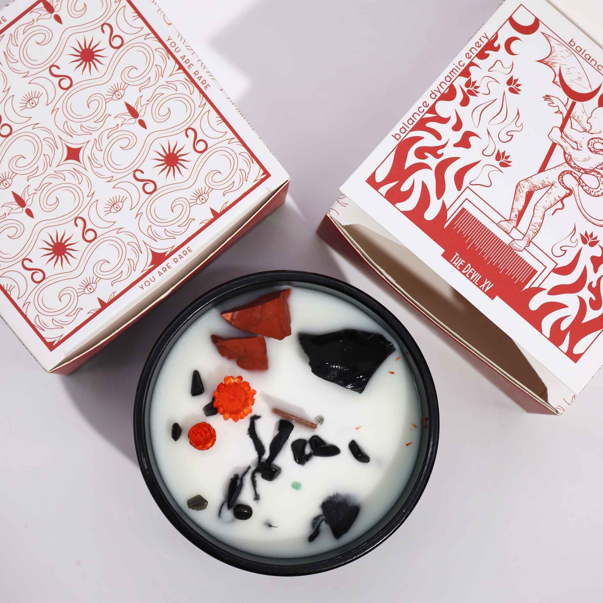 Hop Hare Crystal Magic Flower Candle - The Devil3