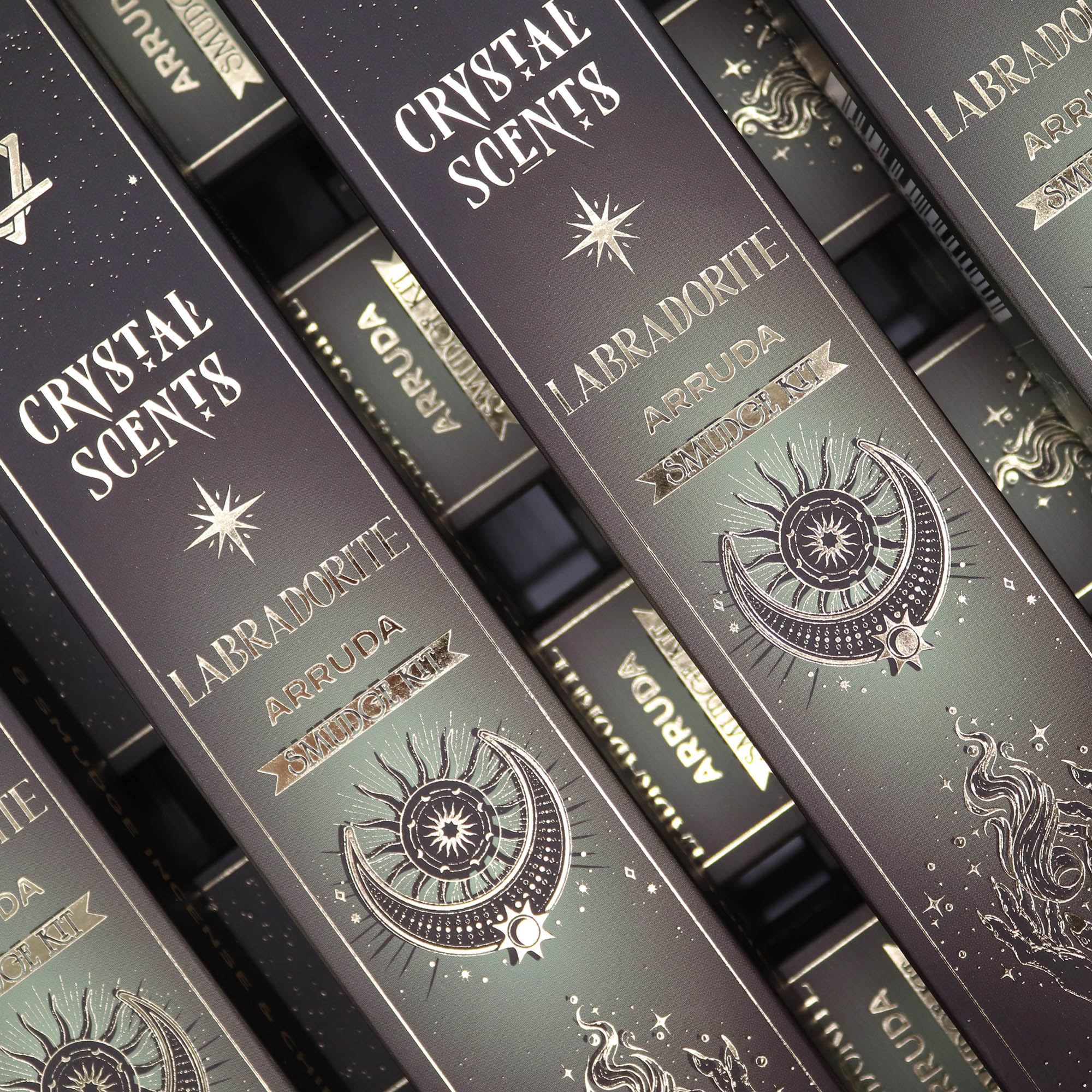 Crystal Scents 'Labradorite' Smudge Kit – Arruda Fragrance2