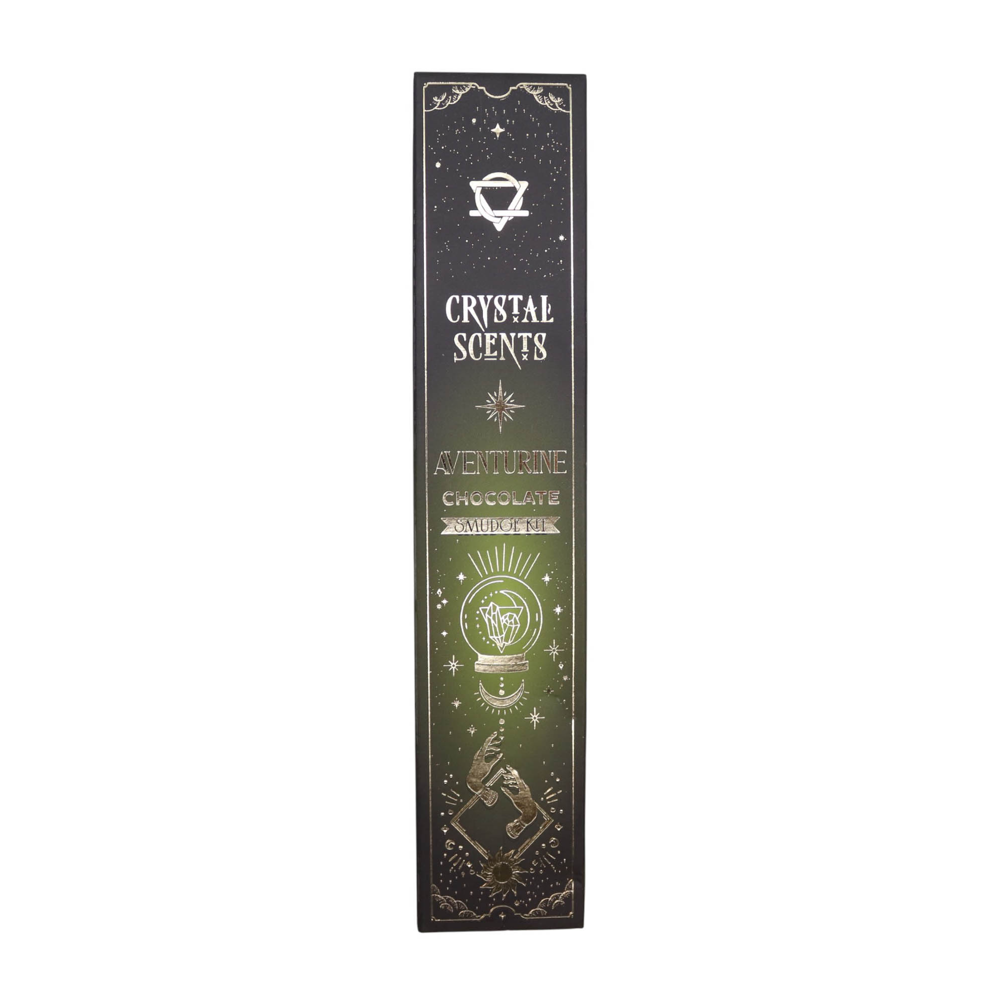 Crystal Scents 'Aventurine' Smudge Kit – Chocolate Fragrance1