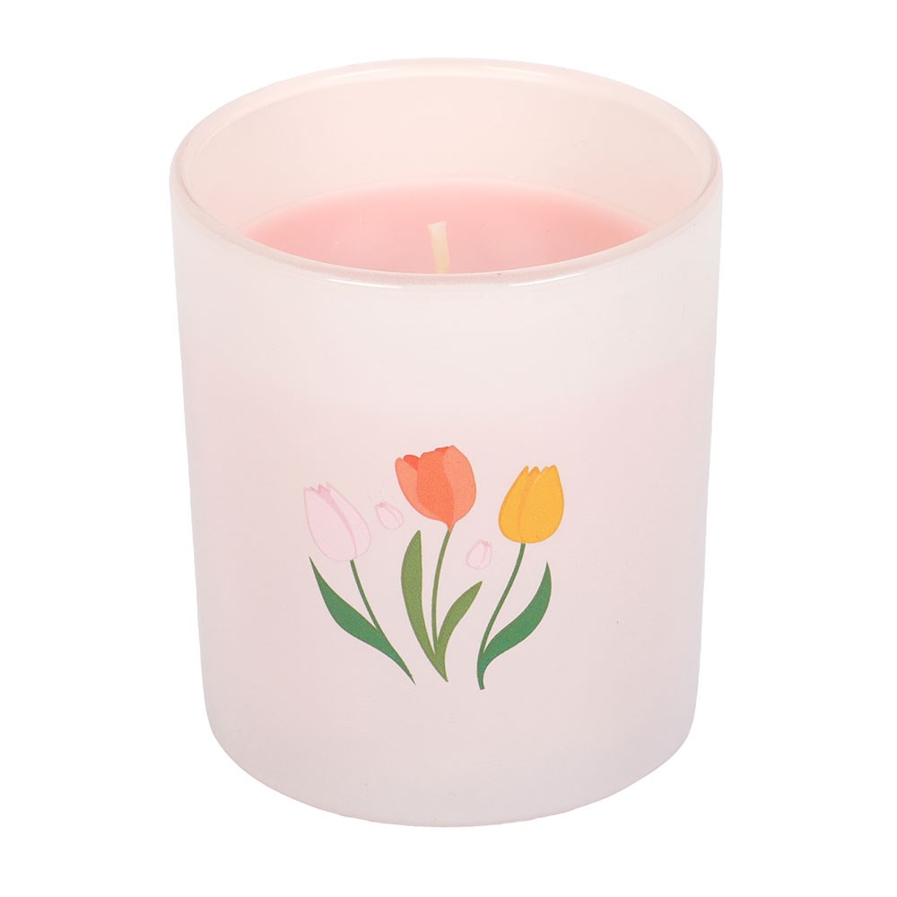 'If Mums Were Flowers' French Tulip Scented Candle1