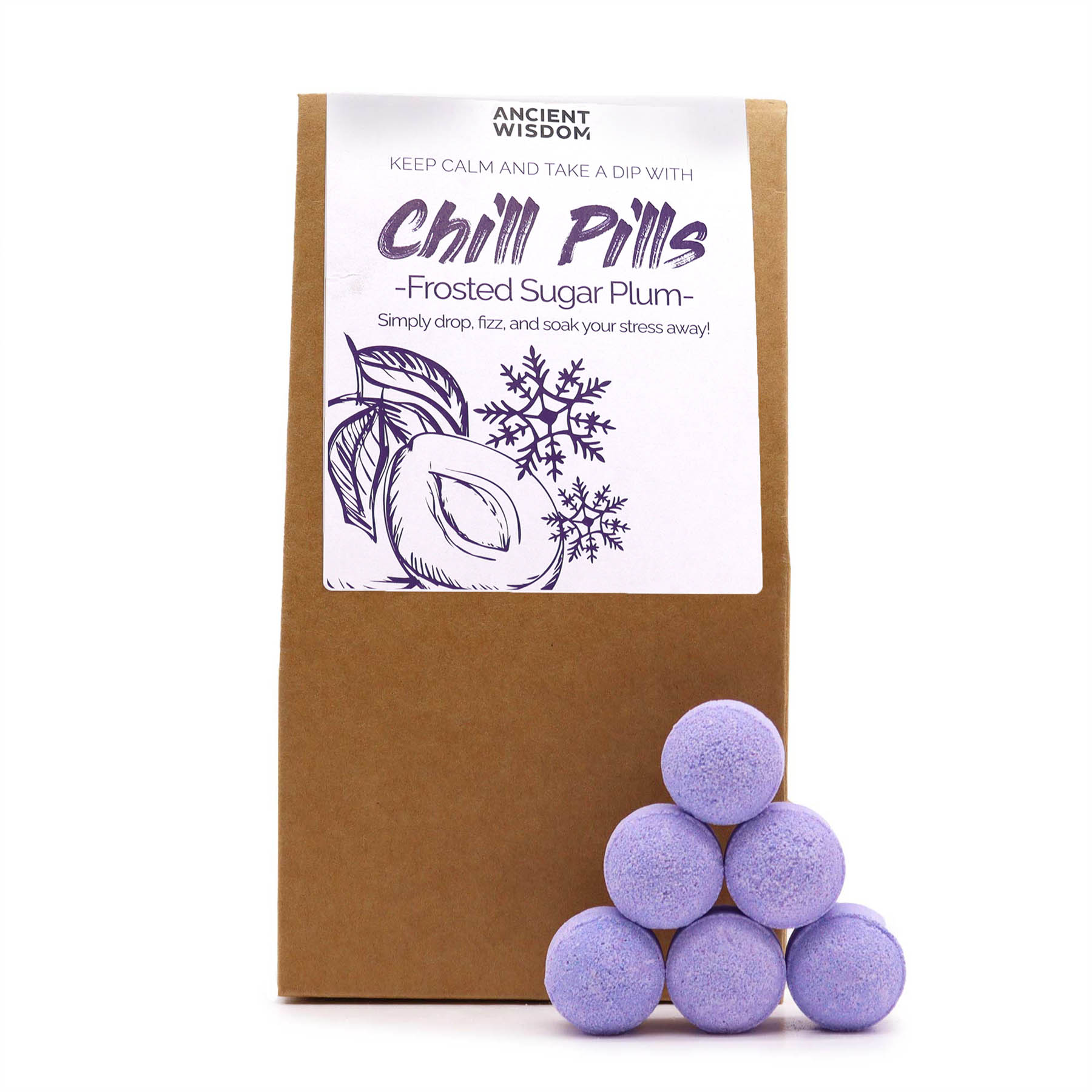 Frosted Sugar Plum Chill Pills Gift Pack (350g)