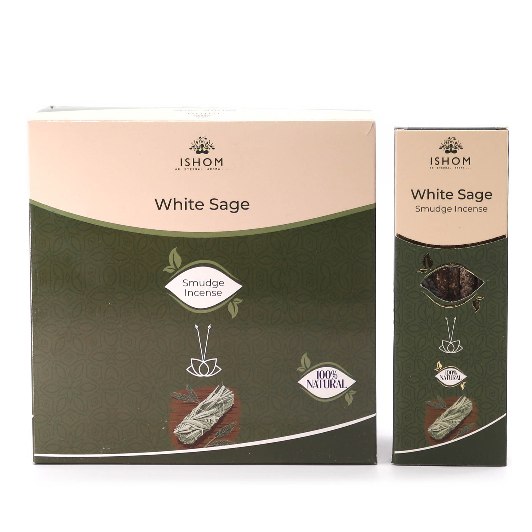 Ishom White Sage Smudge Incense2