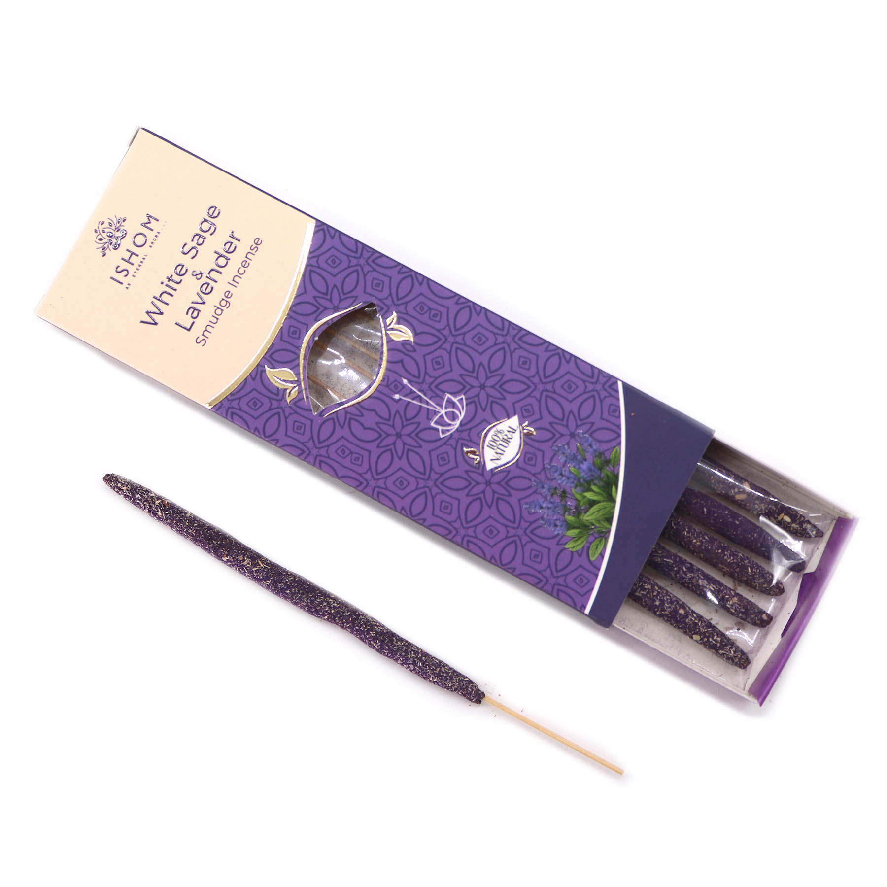 Ishom White Sage & Lavender Smudge Incense