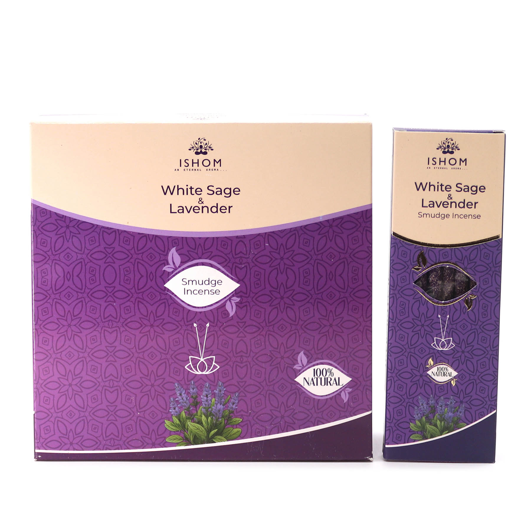 Ishom White Sage & Lavender Smudge Incense2